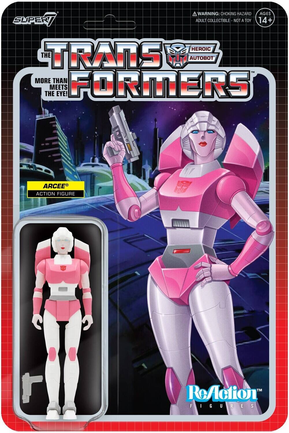Super7 - Transformers ReAction W5 - Arcee - COLLECTIBLES