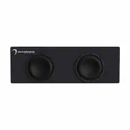 Diamond Audio - DESMB10D - Dual 10" Slot Vented Passive Subwoofer Enclosure (2Ω) - Black/Gray