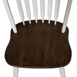 Liberty Furniture Industries - Carolina Crossing Windsor Side Chair- w/ Antique Honey Top - White