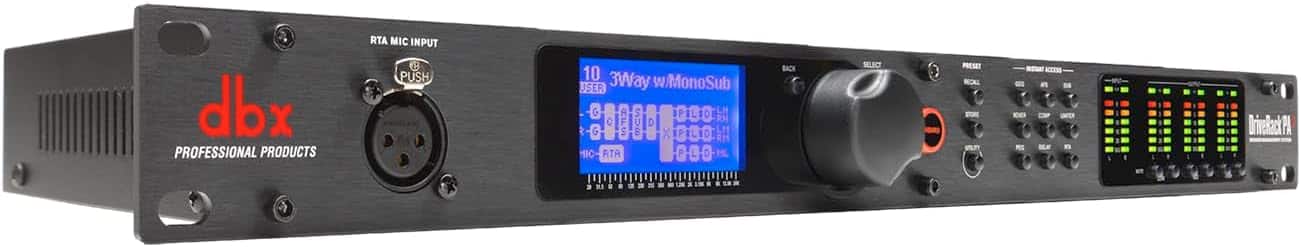 DBX - PA2 DriveRack Complete Loudspeaker Management Processor System - Black