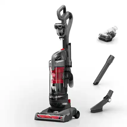Front. Hoover - Rewind Pet Upright Vacuum - Gray.