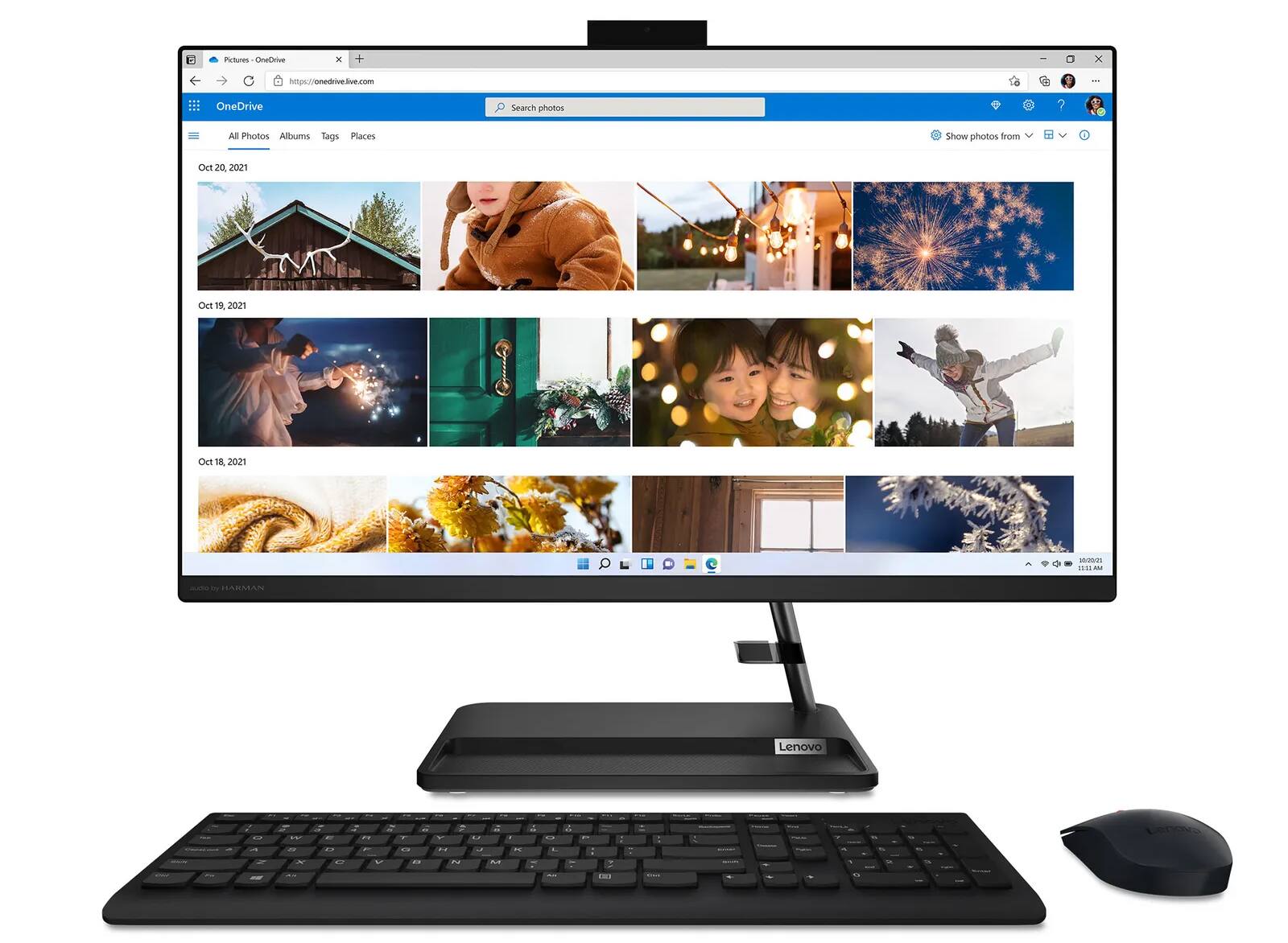 Pellures OreCrive + x https://onedrive.live.com  
OneDrive Search photos  
All Photos Albums Tags Places  
Show photos from 1 Oct 20 2021 De 19 2021 Oe 1 2021  
wwT 111 SIAM abe - HARSAN Lenovo 2  
- - - N - N -- - - 1 .. - .. - - . - - O - - - - LTONa