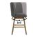 Alt View 16. OSP Home Furnishings - Finley 30" Swivel Barstool 2-Pack - Charcoal/Med Oak.