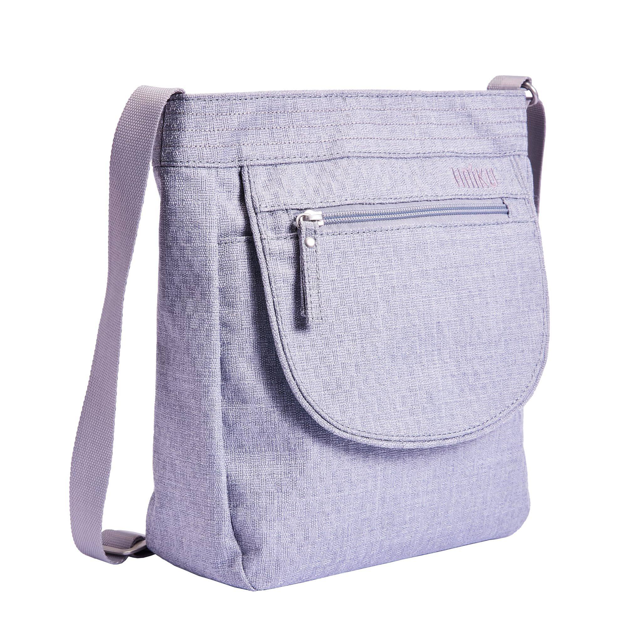 Angle. Haiku - Haiku Jaunt RFID Blocking Crossbody - Stone Gray.