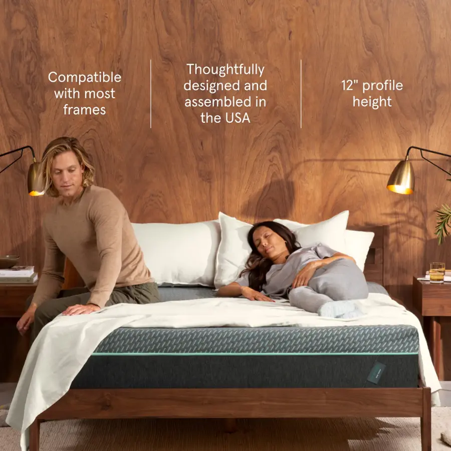 Alt View 20. Tuft & Needle - The Mint Hybrid Mattress Twin XL - Gray.