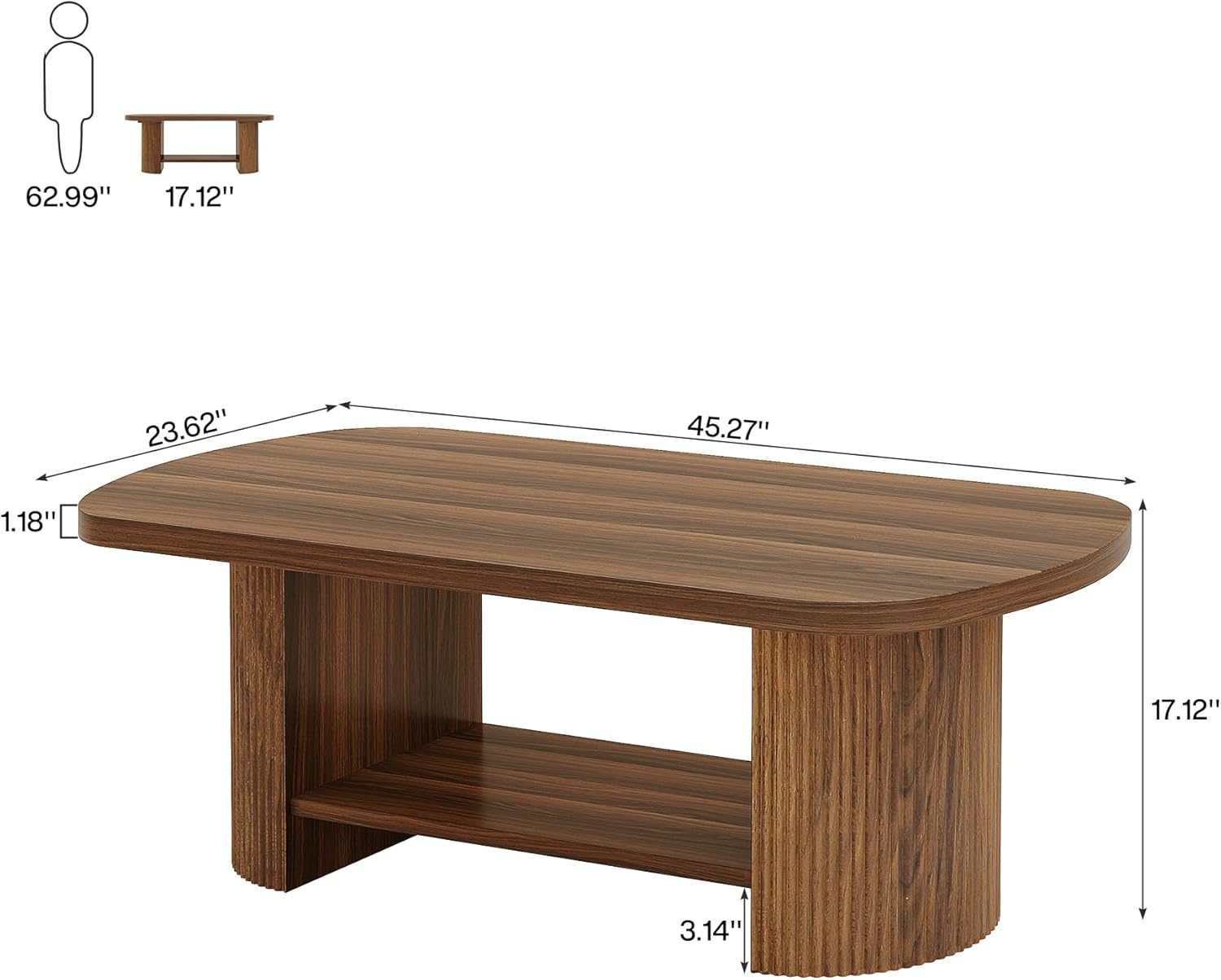 H 62.99" 17.12" 23.62" 45.27" 1.18" 17.12" 3.14"