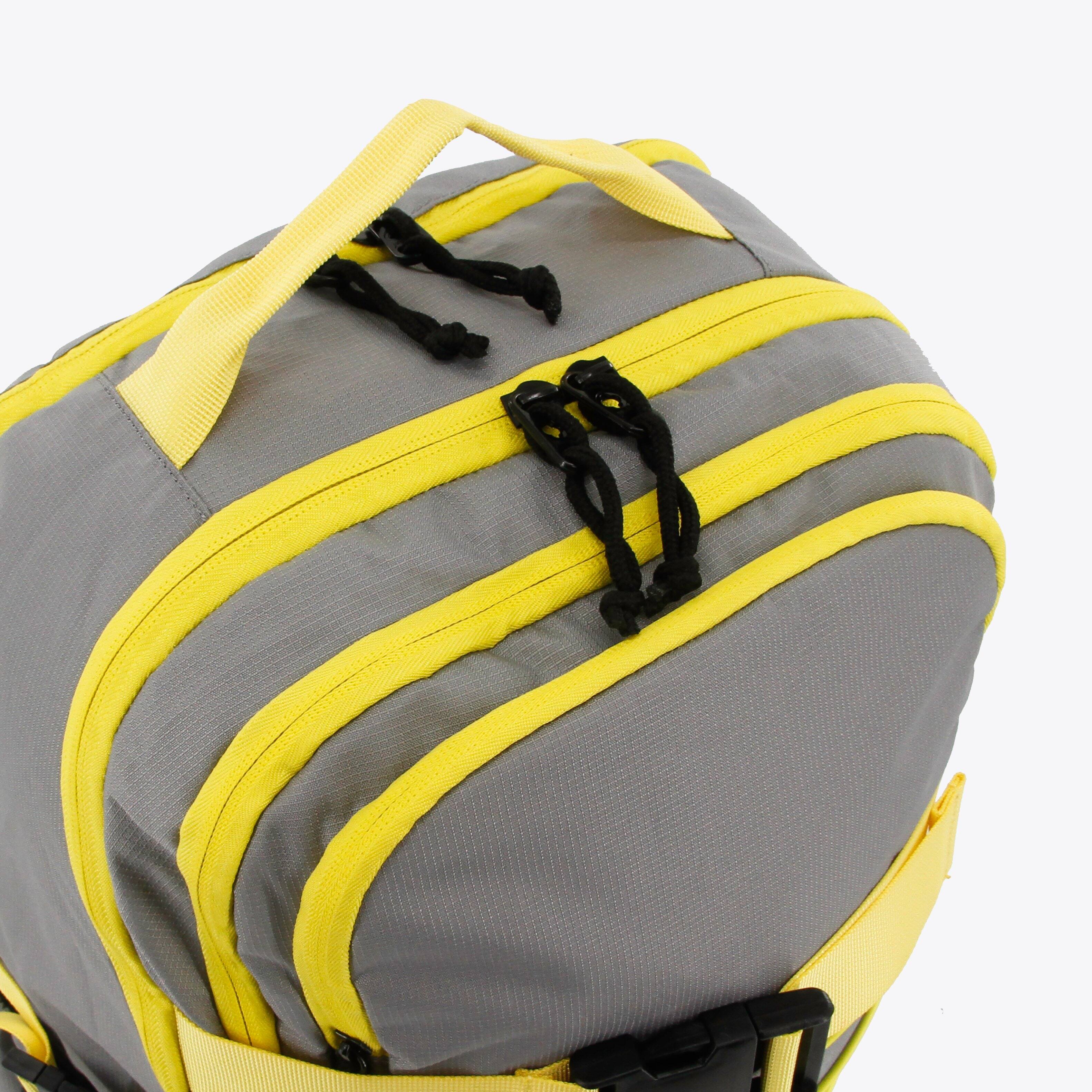 Alt View 3. J World - J World Unisex Stride Laptop Backpack for School and Travel, Grey - GREY.