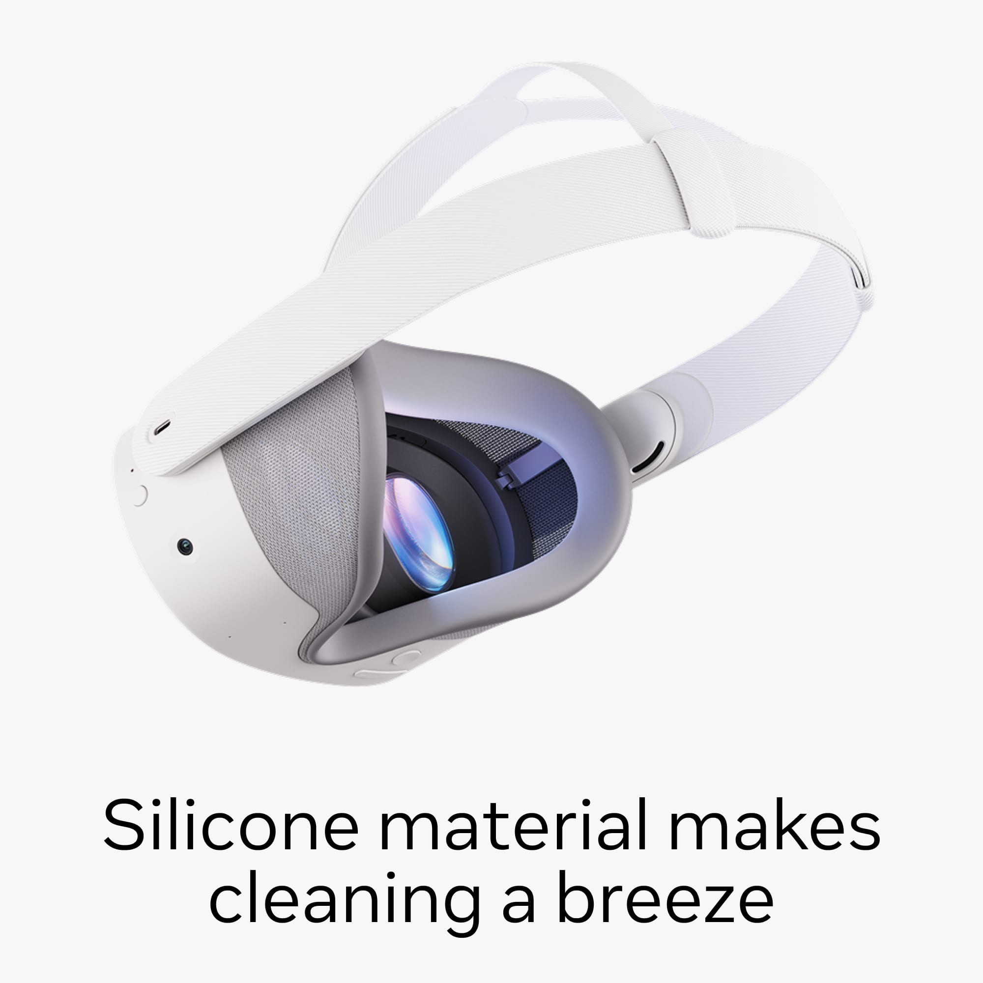 Silicone material makes cleaning a breeze