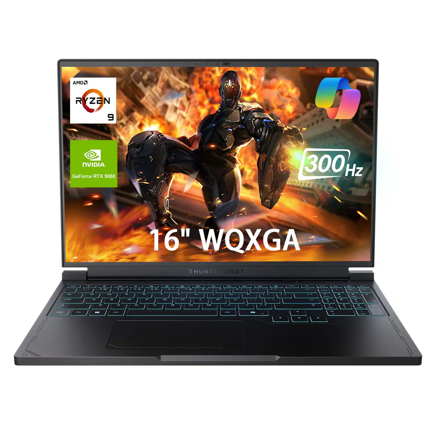 AMD Ryzen 9  
NVIDIA GeForce RTX 5060  
300 Hz  
16" WQXGA  
THUNDERBOT