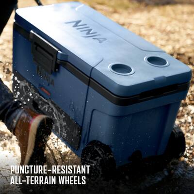 Ninja FrostVault 65 qt. Wheeled Cooler with Cold Dry Zone Ninja FrostVault 65 qt. Wheeled Cooler with Cold Dry Zone