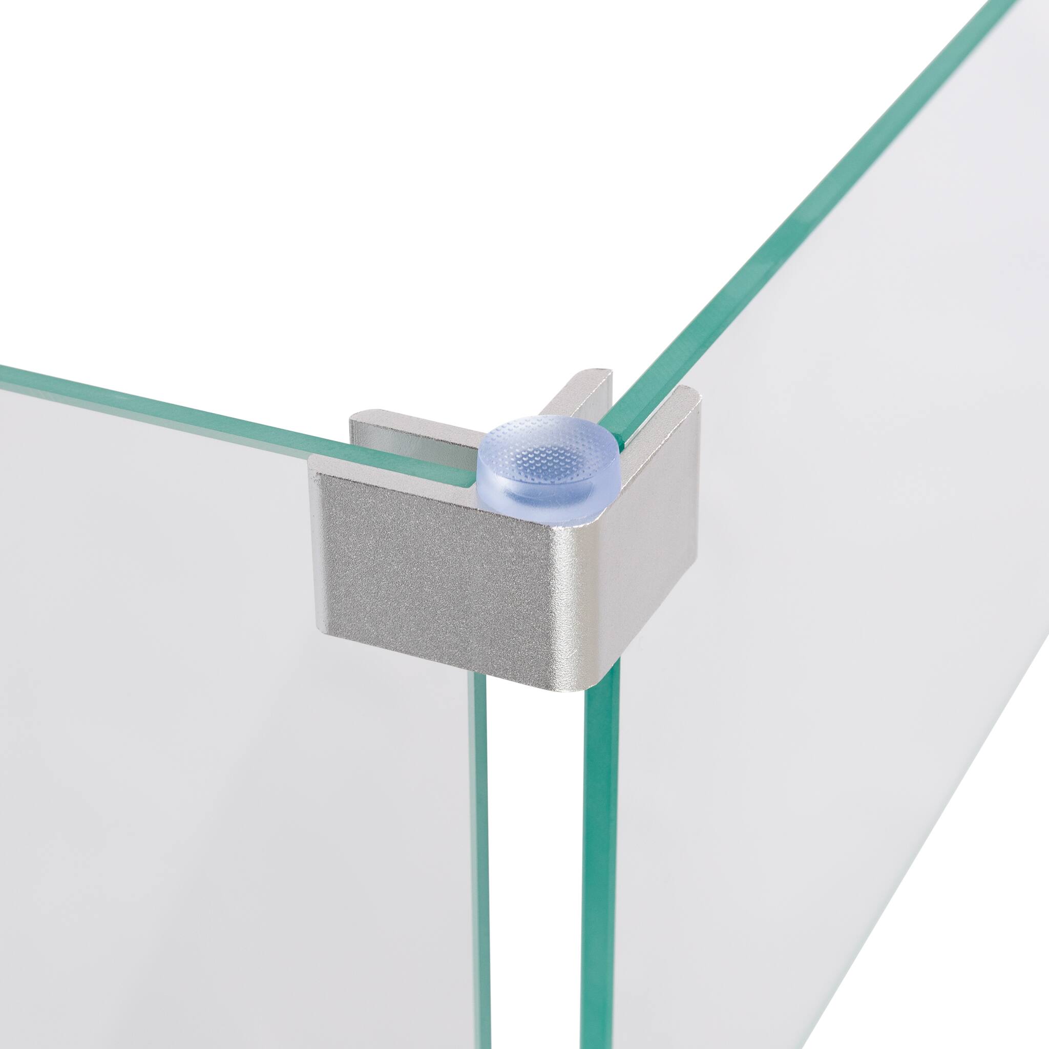 Alt View 14. Fire Sense - Tempered Glass Wind Guard for Square LPG Fire Pits - Clear.