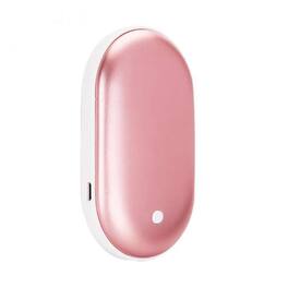 Stock Preferred - 2-in-1 Warm and Cozy Portable Hand Warmer & Power Bank - Rose Pink
