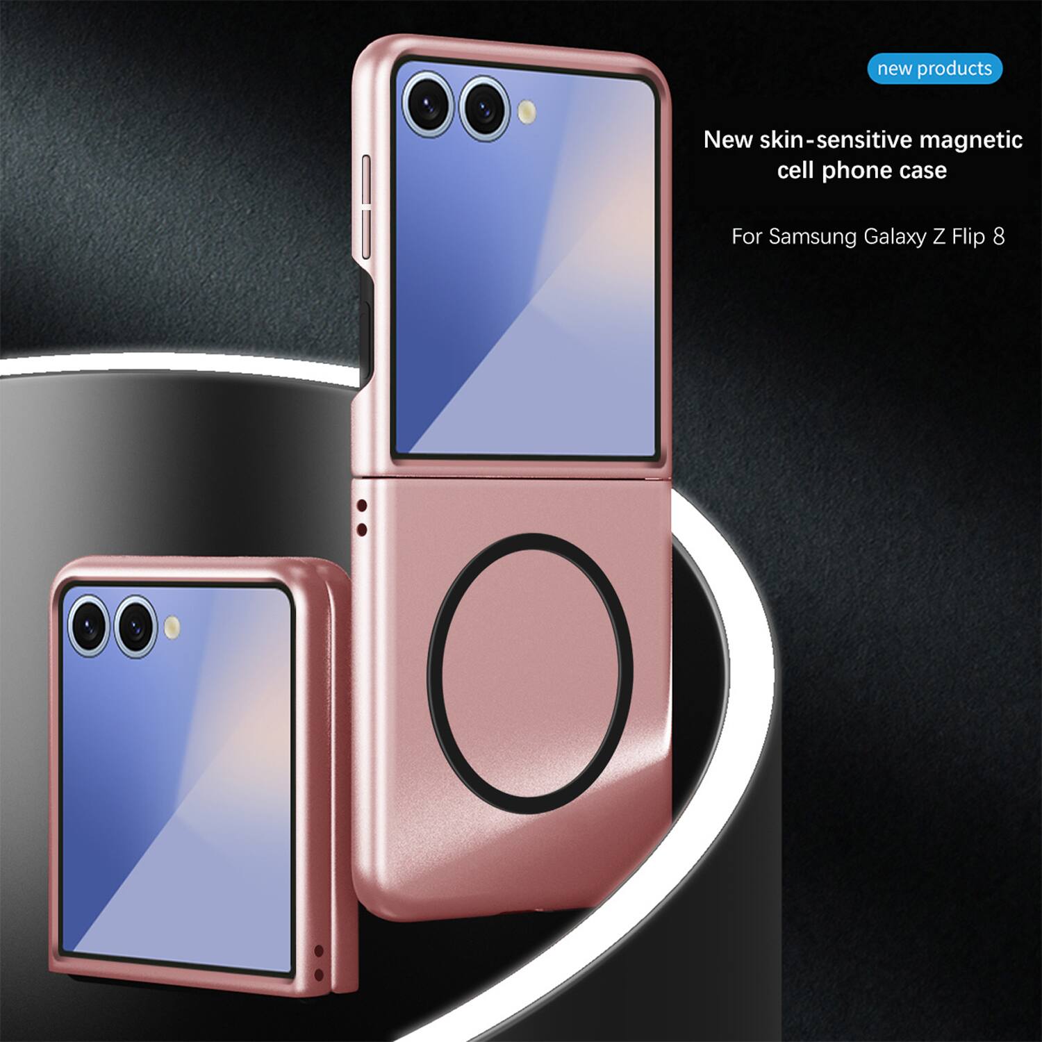 new products  
New skin-sensitive magnetic cell phone case  
For Samsung Galaxy Z Flip 8
