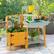 Alt View 1. Gymax - Gymax Wooden Potting Bench for Kids w/ See-Through Window Planter Box Garden Trellis - Yellow, Blue.