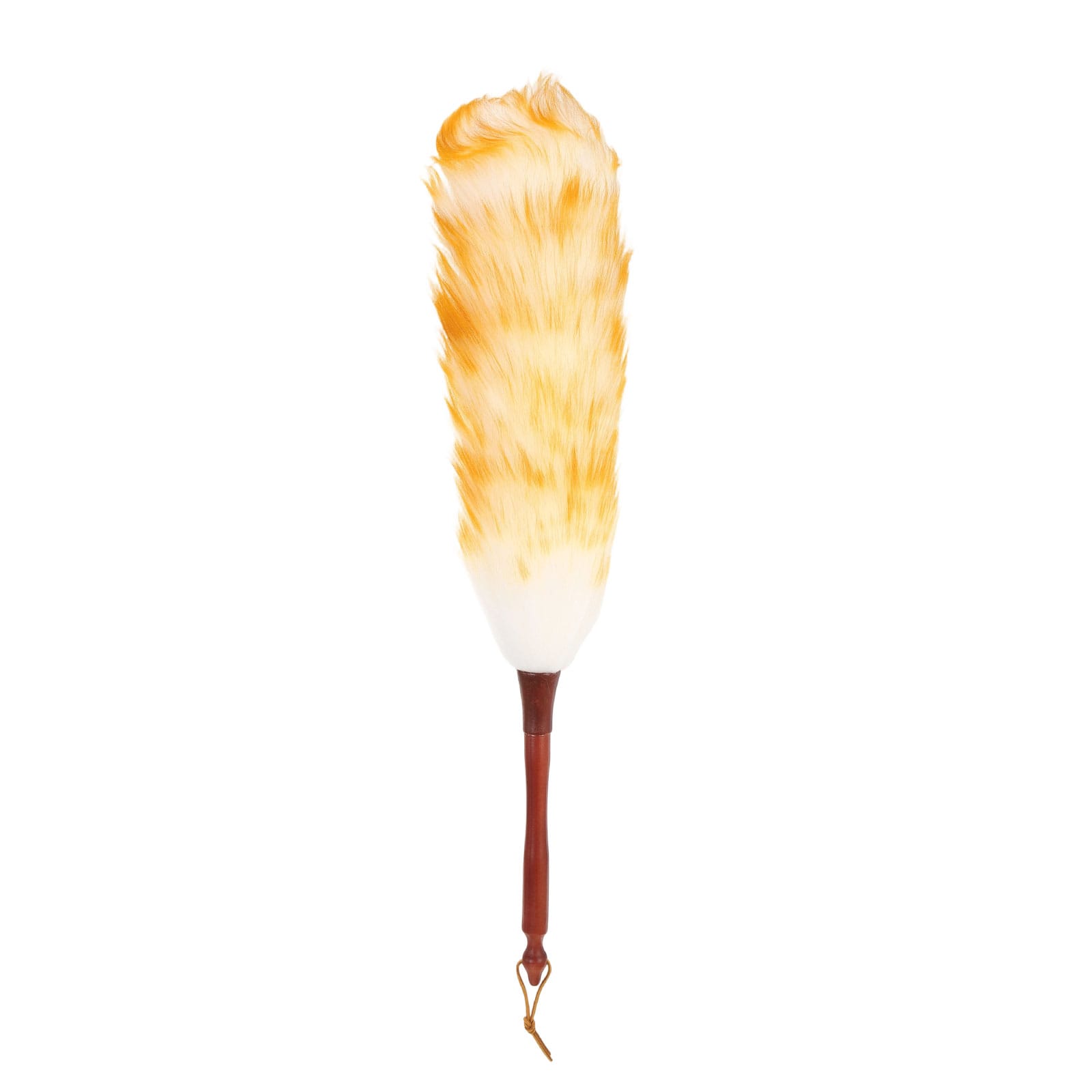 Unique Bargains - Wool Duster 24.4 Inch Natural Feather Cleaning Tool with Wooden Handle for Fans Windows Blinds and Furniture - White Gold