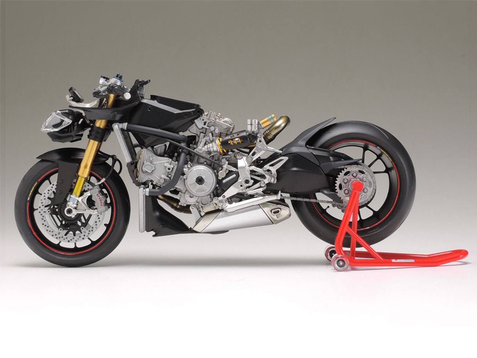 Alt View 3. Tamiya - Model Kit Ducati 1199 Panigale S Motorcycle 1/12 Scale Model by Tamiya.