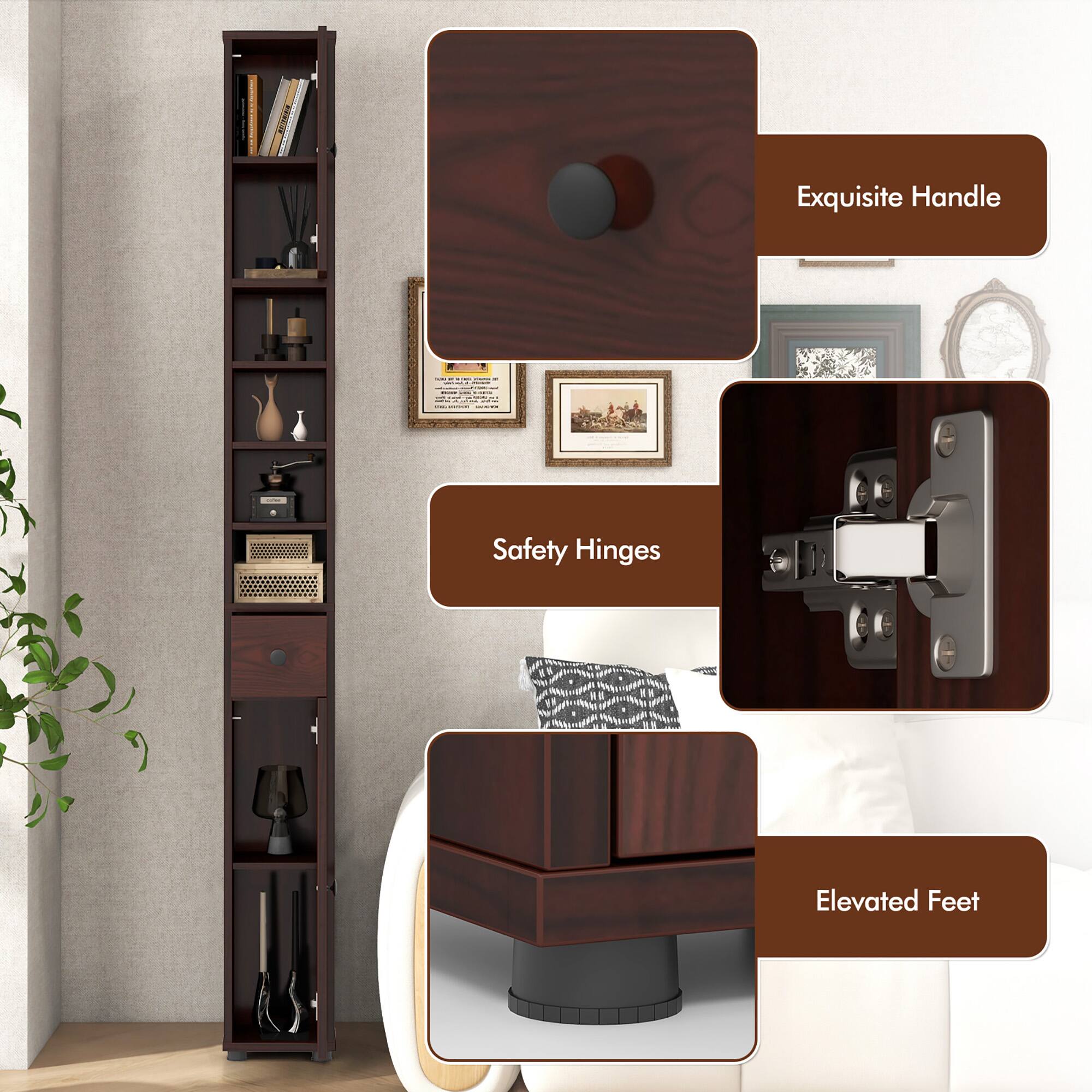 Exquisite Handle

Safety Hinges

Elevated Feet