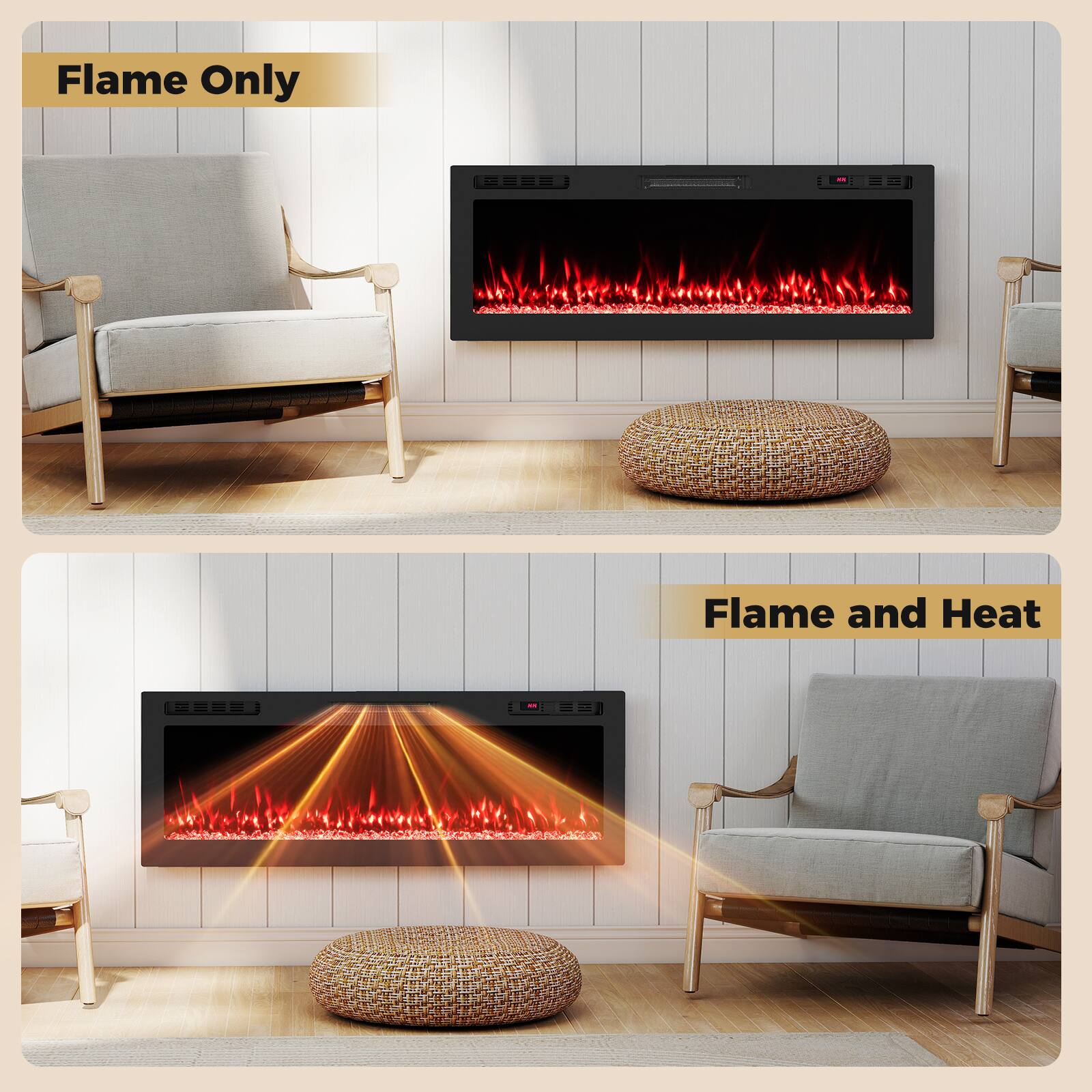 Flame Only

Flame and Heat