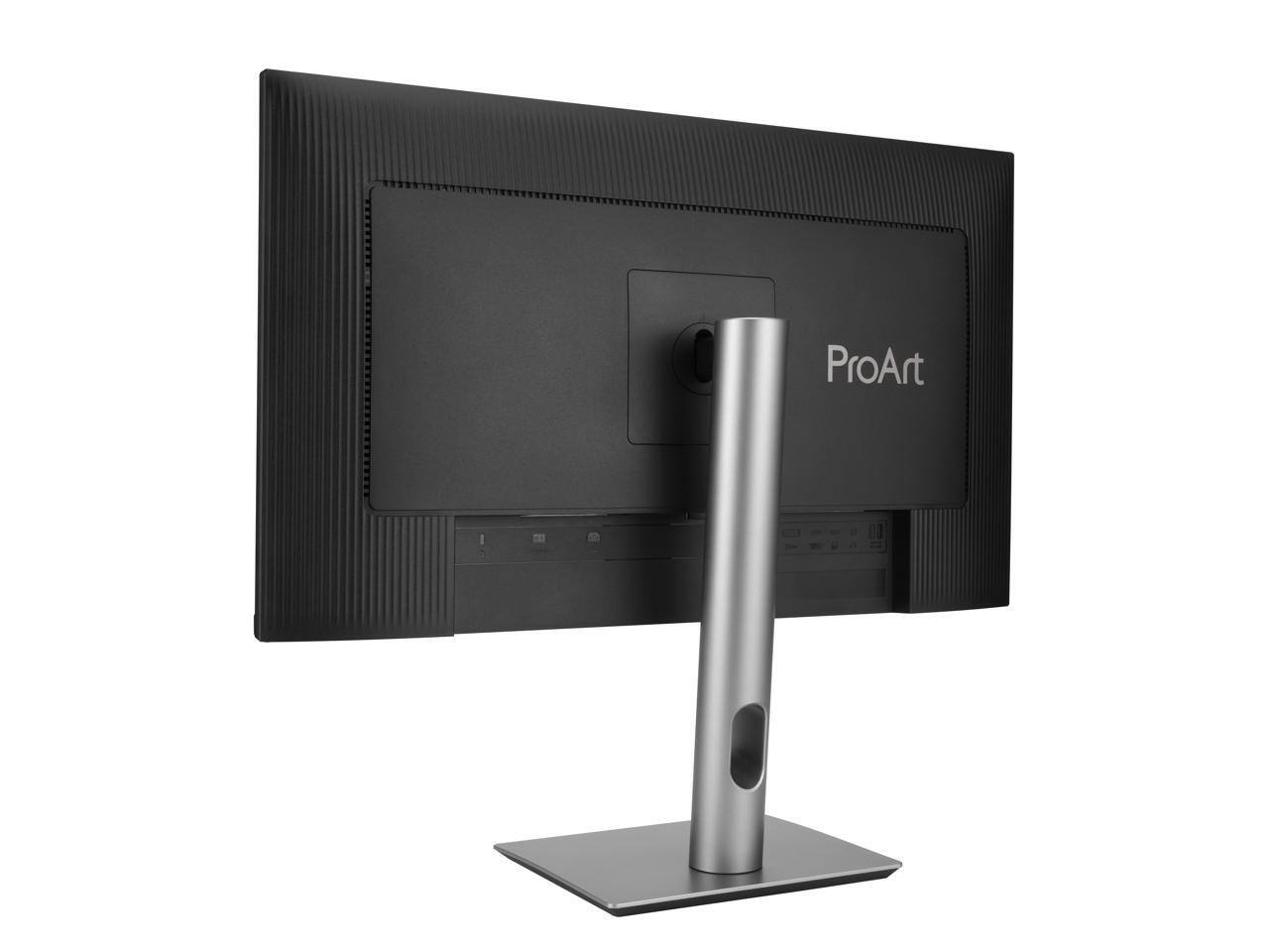 Alt View 8. ASUS - ASUS ProArt 27" QHD 144Hz IPS Monitor, USB-C, KVM, HDR400, Height Adj/Swivel/Pivot/Tilt Stand PA278CGRV - SILVER.