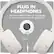 PLUG IN HEADPHONES!
Connect headphones through the AUX out or play music directly with the AUX in port
AUX Out
AUX In