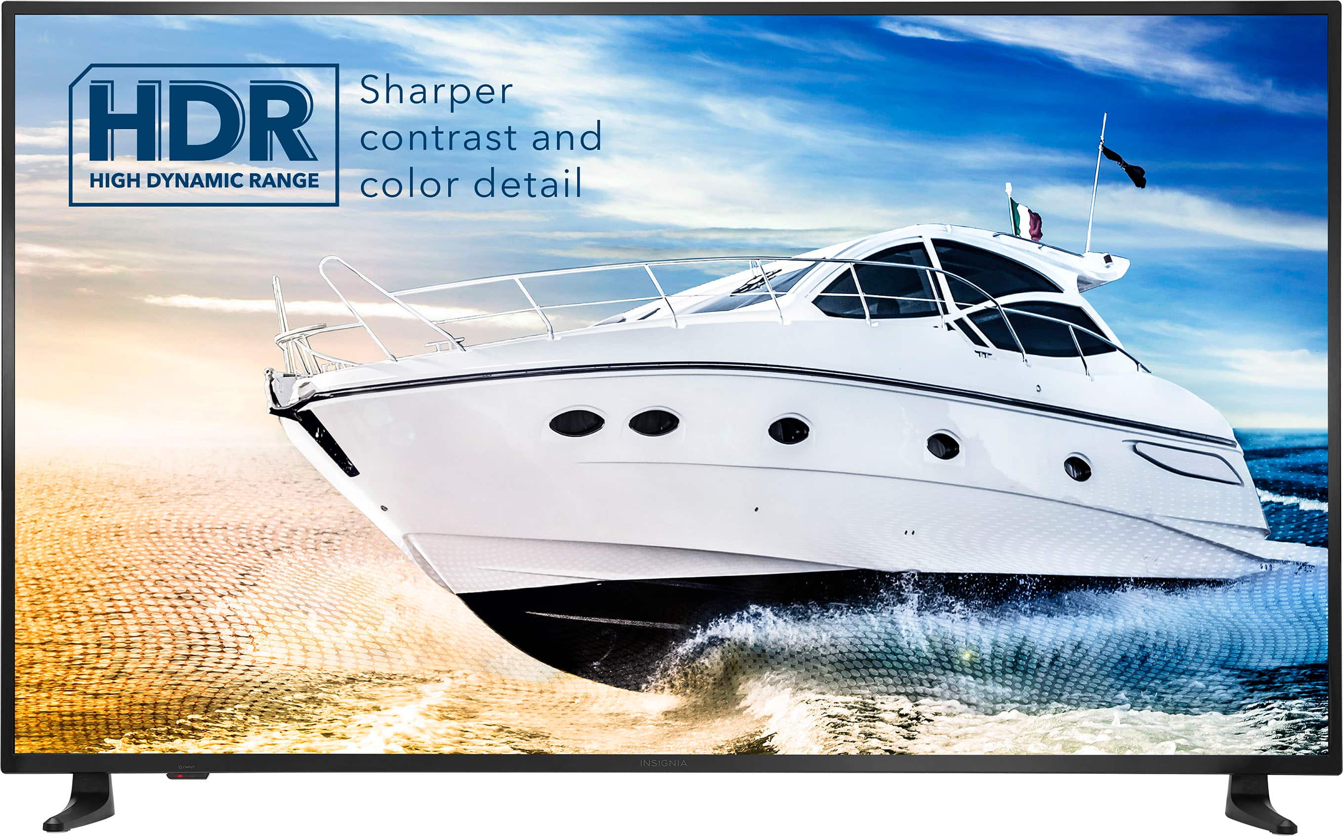 Sharper HDR contrast and high dynamic range color detail INSIGNIA.