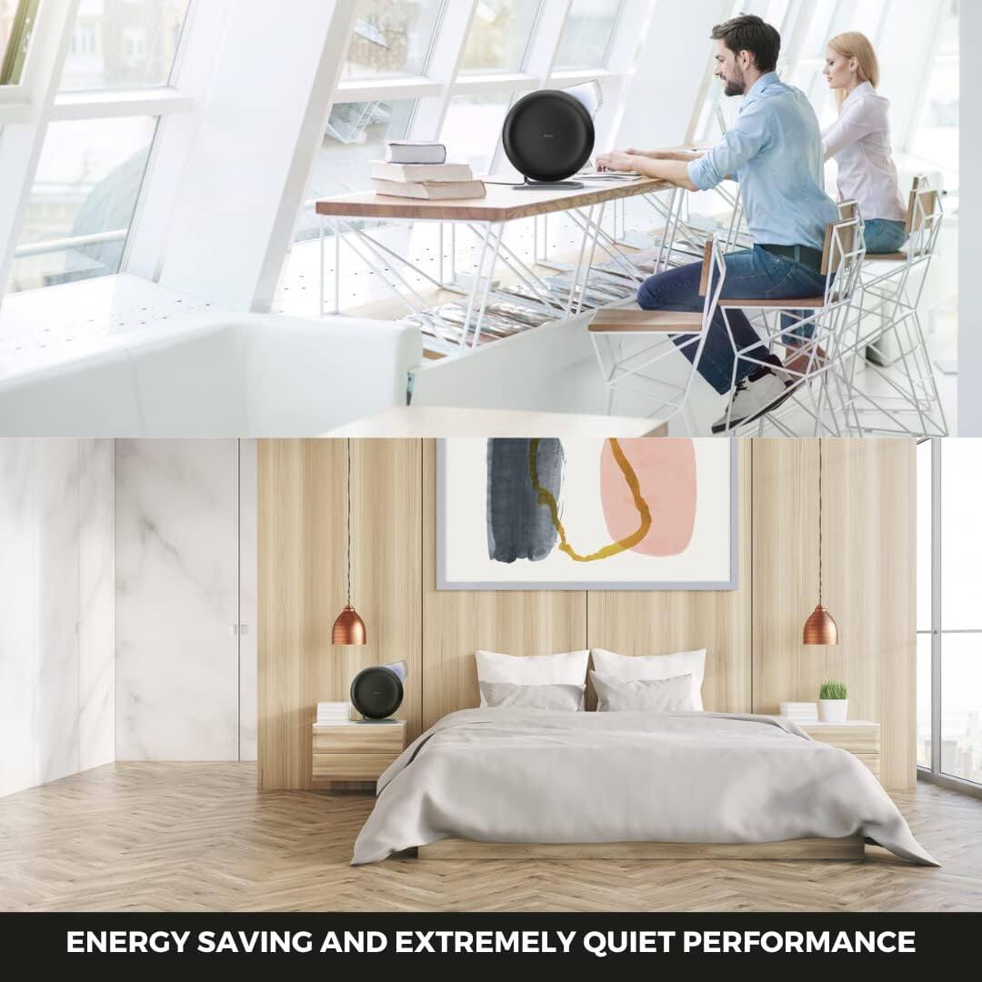 Alt View 14. IQAir - Atem Personal Air Purifier - Black.