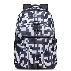 Front. J World - J World Boys Atom 18.5" Multi-Compartment Laptop Backpack for School and Travel, Camo - CAMO.