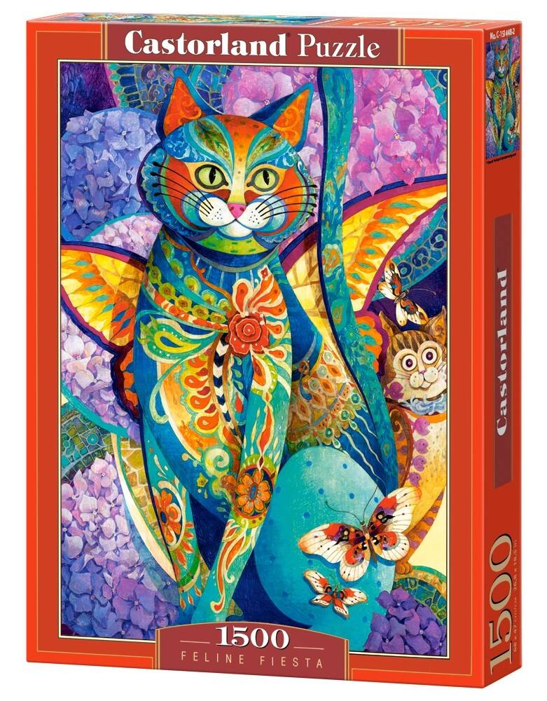 Castorland Puzzle, 1500, FELINE FIESTA, Castorland CO-1500