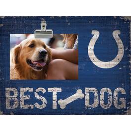 Fan Creations - Indianapolis Colts 10.5" x 8" Best Dog Clip Photo Frame - Multicolor