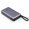 UGREEN - Nexode 67W Fast Power Bank, 20,000mAh Portable Charger with Built-in Cable, for Laptops, Tablets, Cellphones - Black