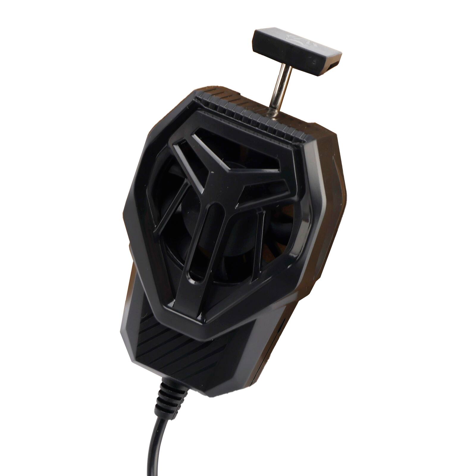 Alt View 6. Topteng - Phone Cooler - Air Cooling Back Clip Heatsink, 54g Lightweight for Gaming/Live Stream, for iPhone/Samsung - Black.