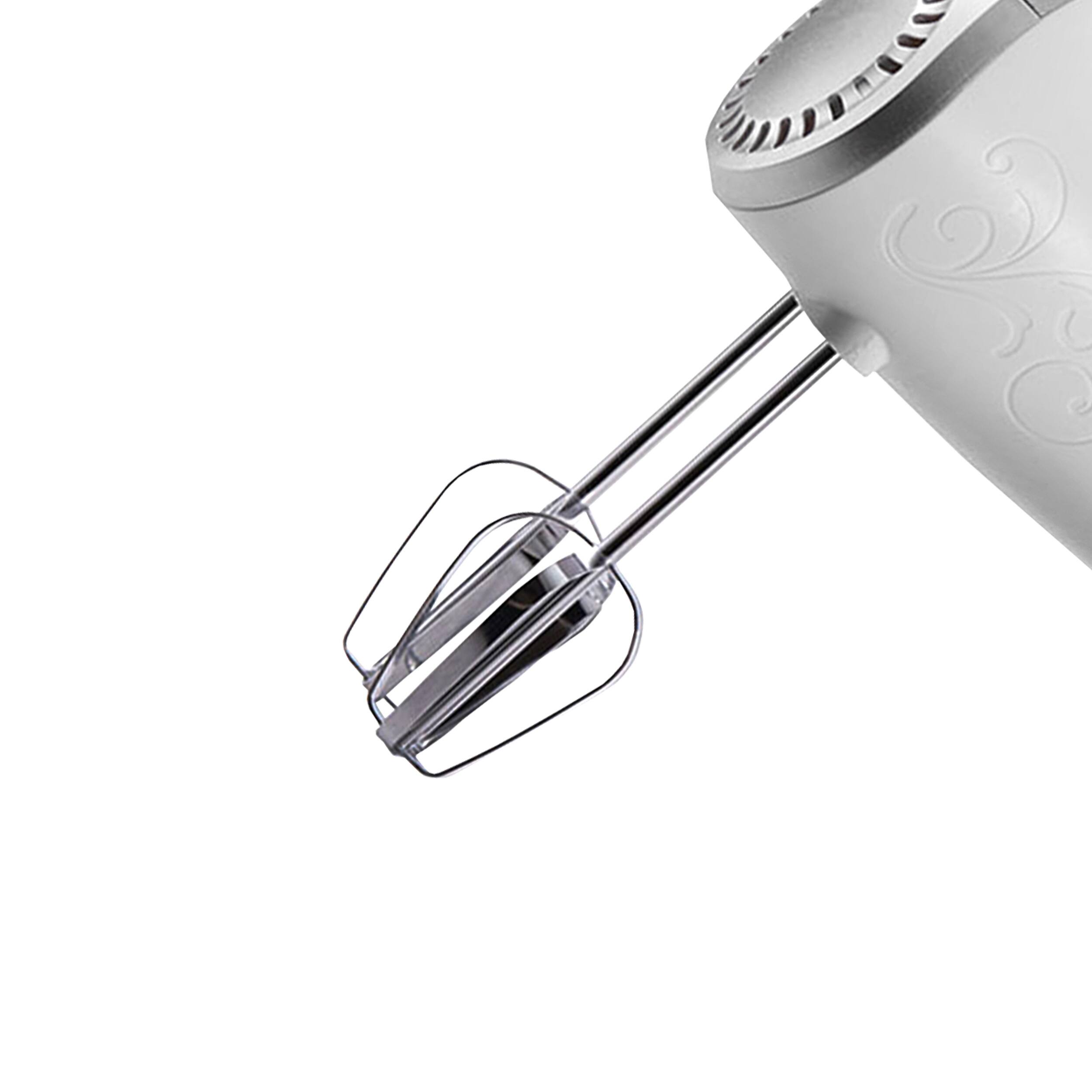 Alt View 3. Brentwood - Brentwood 5 Speed Hand Mixer- White - White.