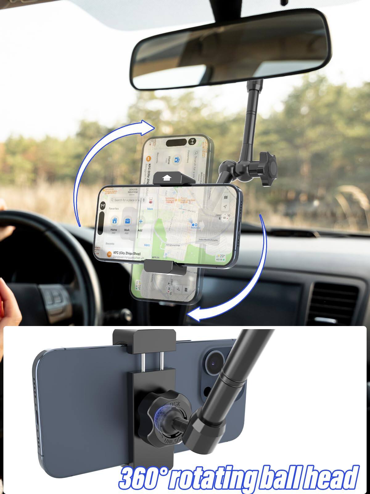 Jina SP Suard t -ace M Fausrtes AHO I - cdous . SW I I P I a NU same A m ANS + e hes JANG W . W incents Mn C (Ciy Thigu Shopl gongan 29 B a K UNLOC 360 rotating ball head