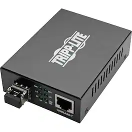 Eaton Tripp Lite Series Gigabit Multimode Fiber to Ethernet Media Converter, 10/100/1000 LC, International Power Supply - Unknown