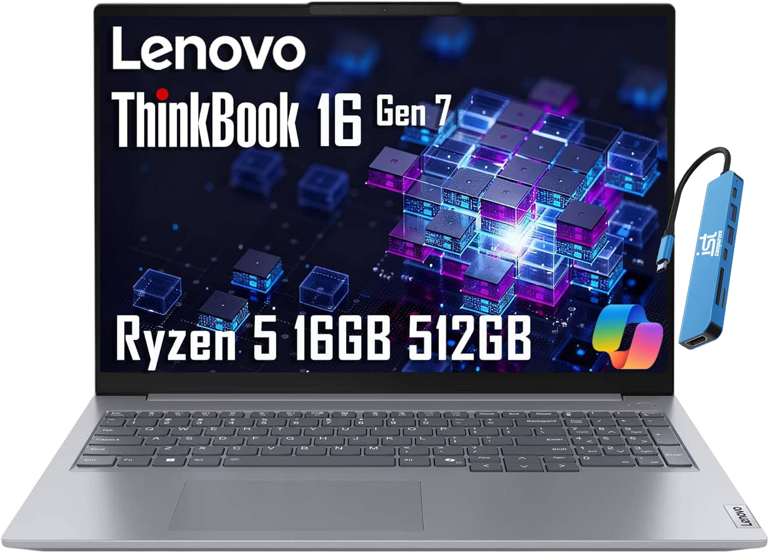 Lenovo ThinkBook 16 Gen 7  
Ryzen 5 16GB 512GB