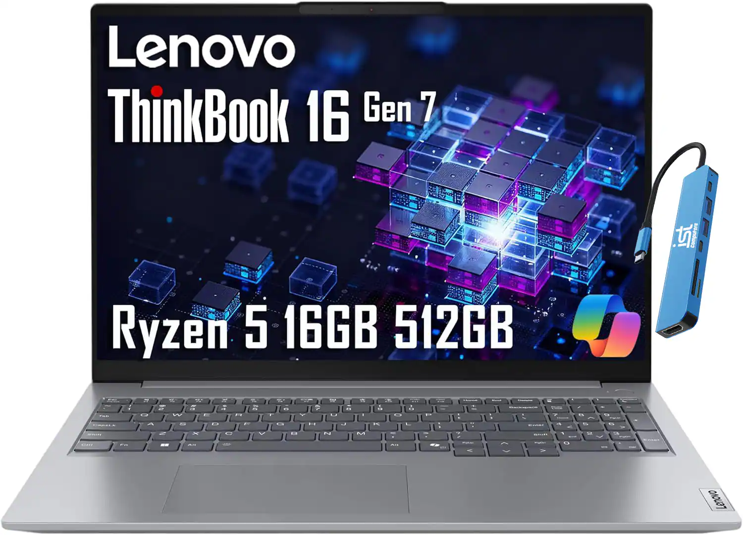 Lenovo ThinkBook 16 Gen 7  
Ryzen 5 16GB 512GB
