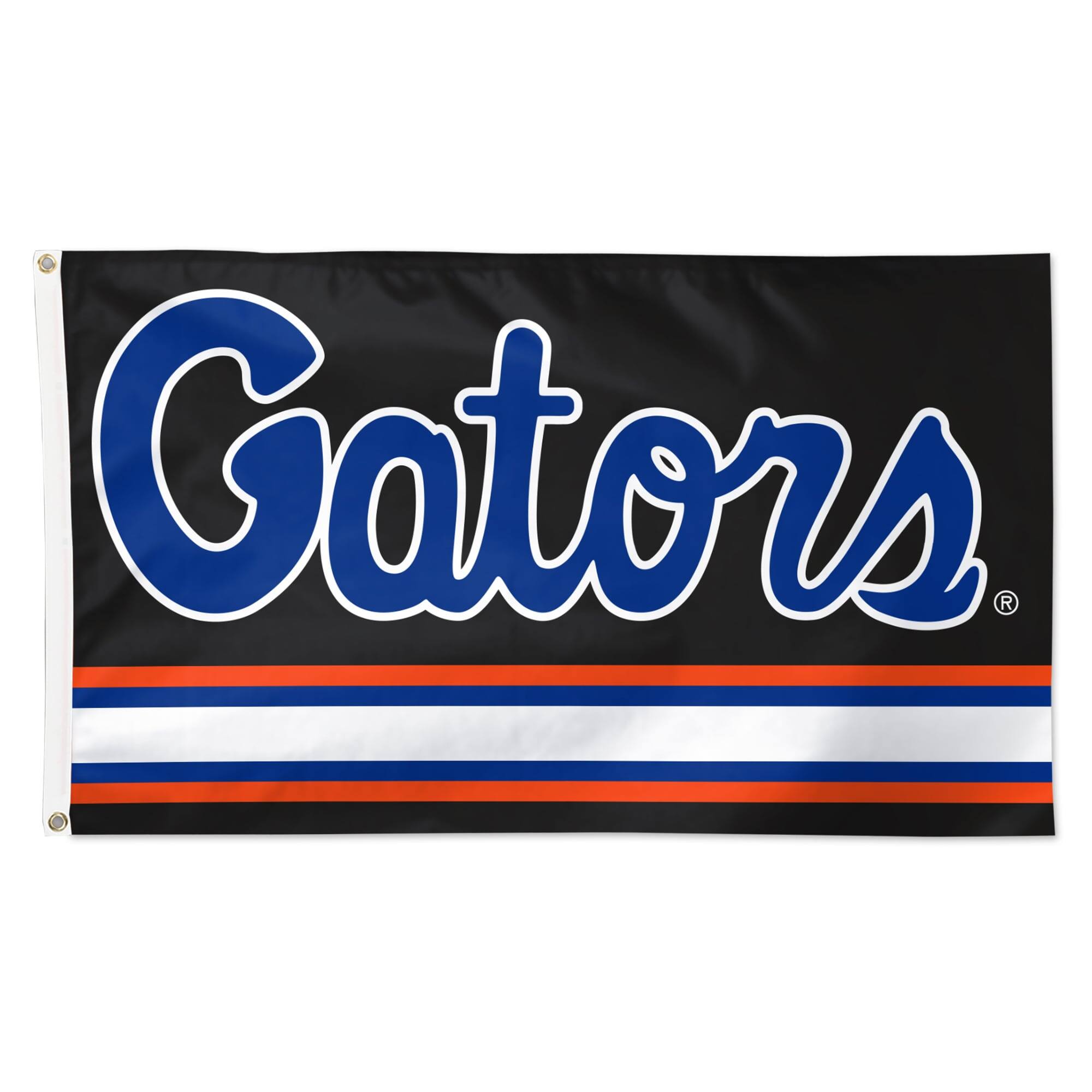 Front. WinCraft - Florida Gators 3' x 5' Single-Sided Blackout Uniform Deluxe Flag - Multicolor.