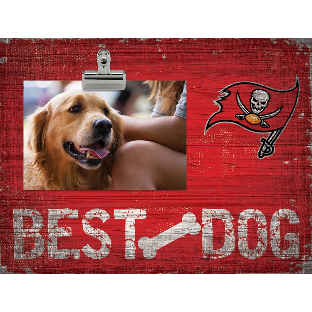 Tampa Bay Buccaneers 10.5" x 8" Best Dog Clip Photo Frame