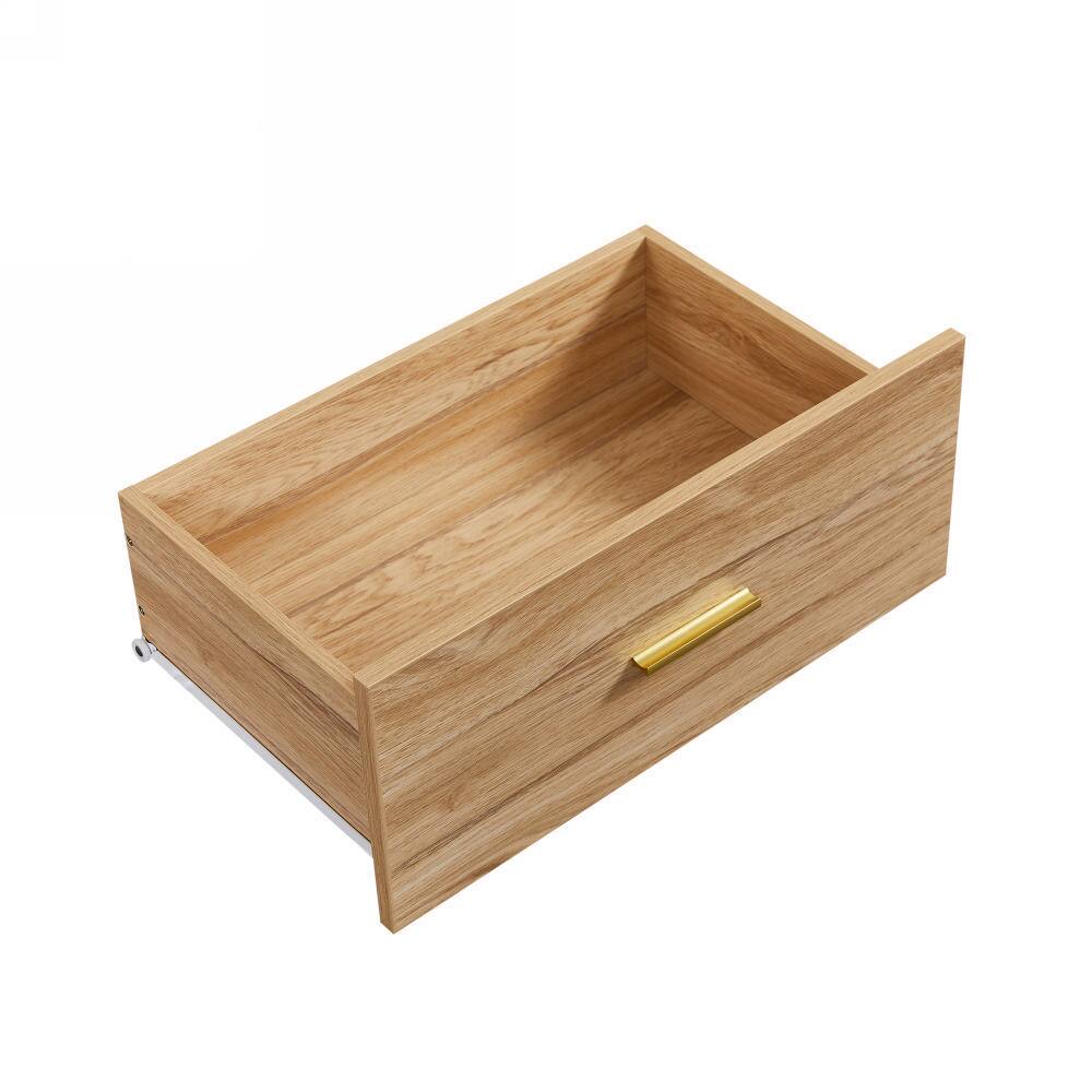 Alt View 3. GOODSILO - 9-Drawer Dresser for Bedroom - Ample Storage Wide Chest, Sturdy & Safe - Natural.