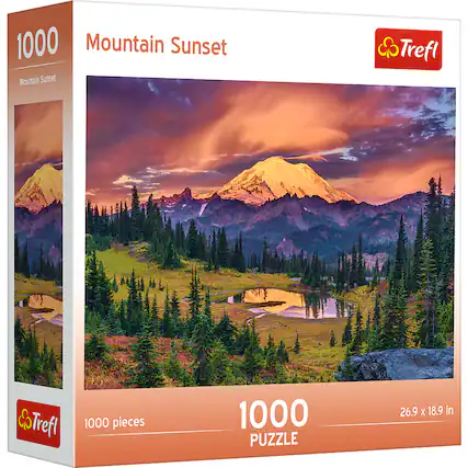 Mountain Sunset
1000 pieces
1000 PUZZLE
26.9 x 18.9 in
Trefl