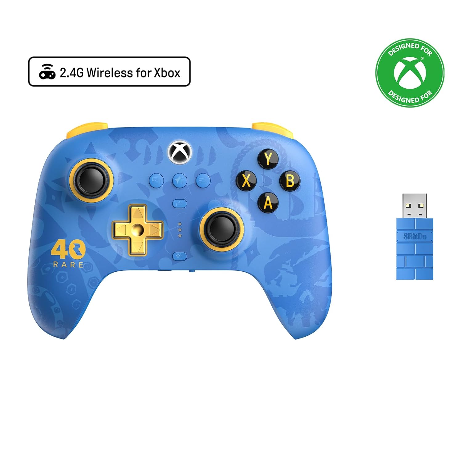 2.4G Wireless for Xbox

40 RARE

DESIGNED FOR XBOX

SBitDo