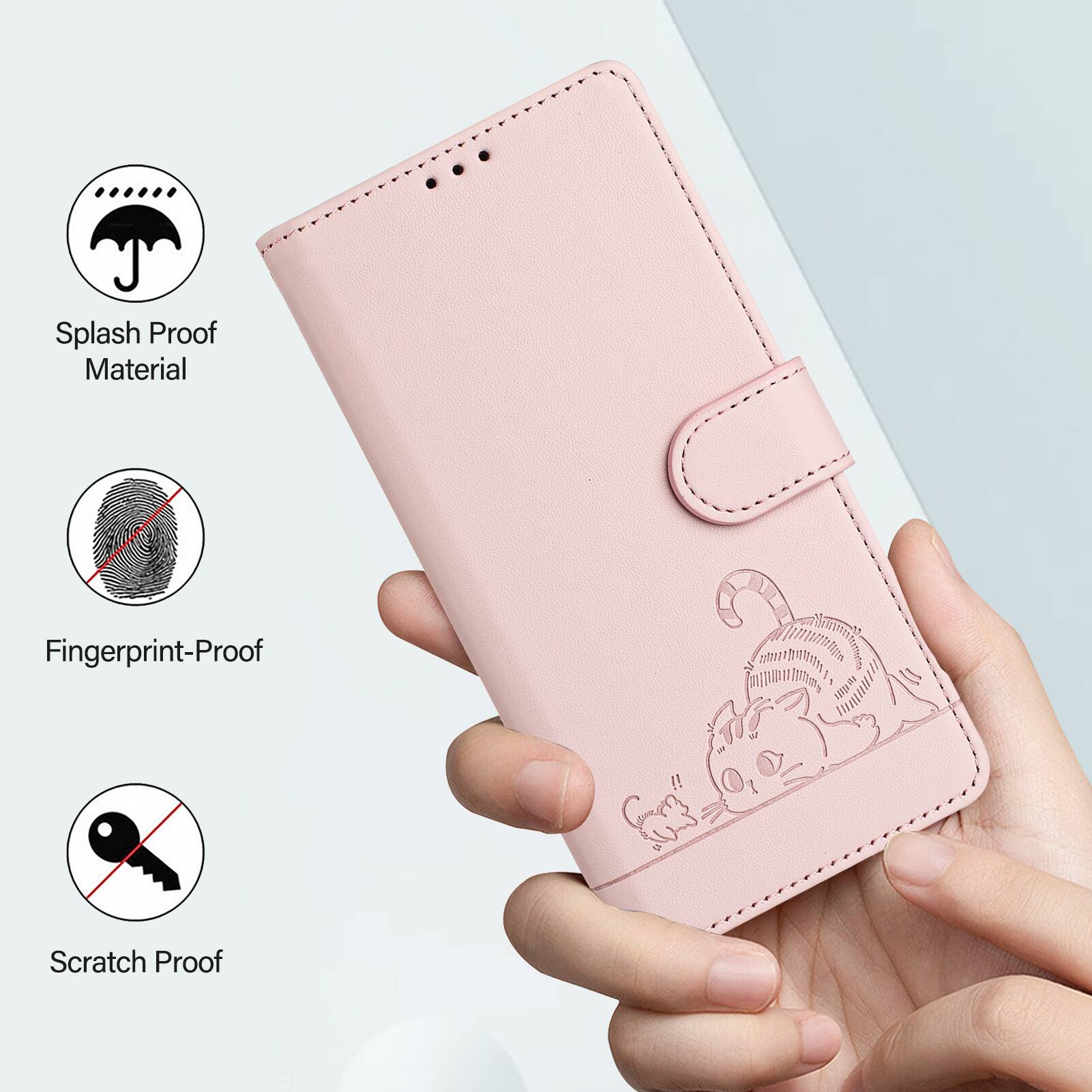 Splash Proof Material  
Fingerprint-Proof  
Scratch Proof