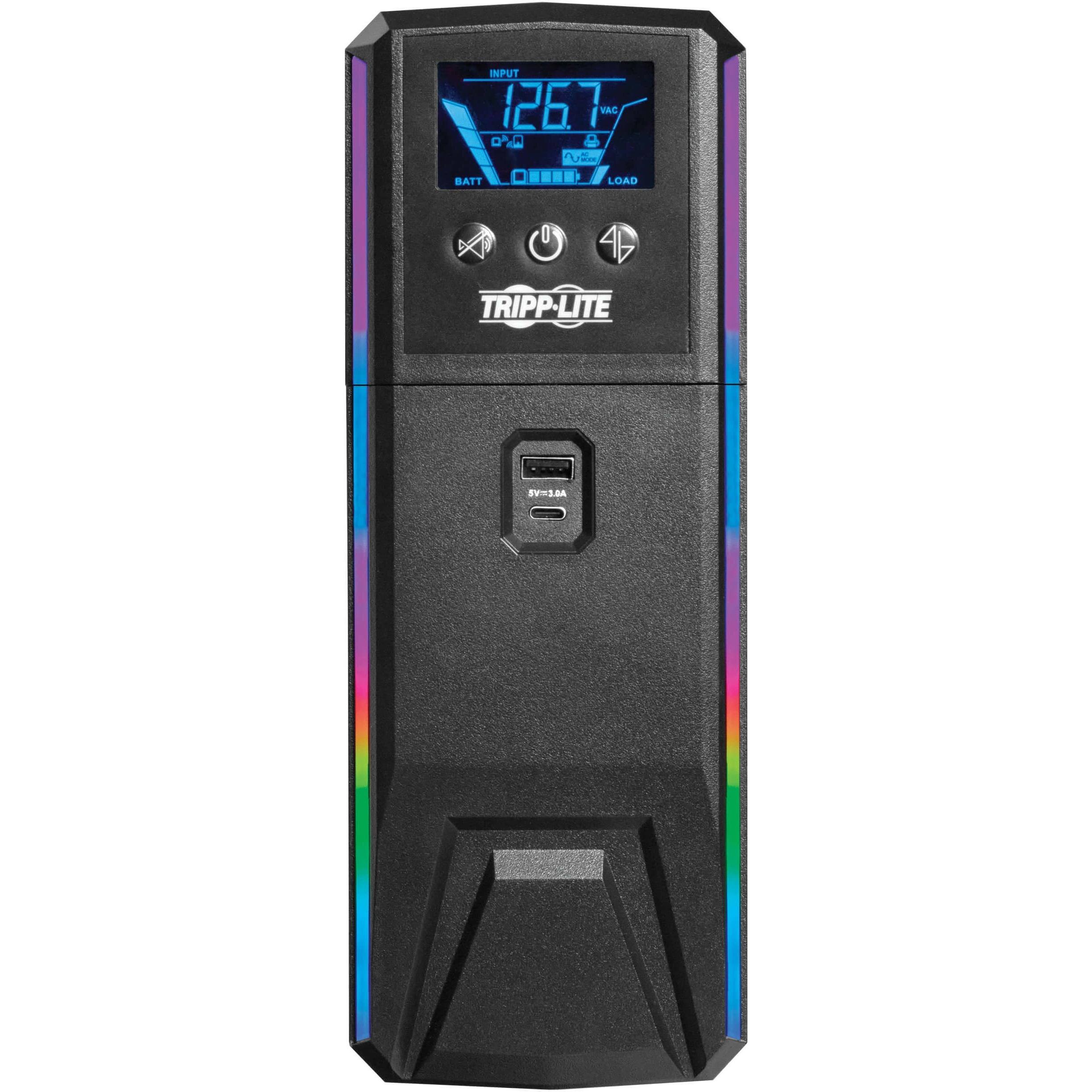 INPUT 126.7 VAC  
BATT  
LOAD  
TRIPP-LITE  
USB 3.0A