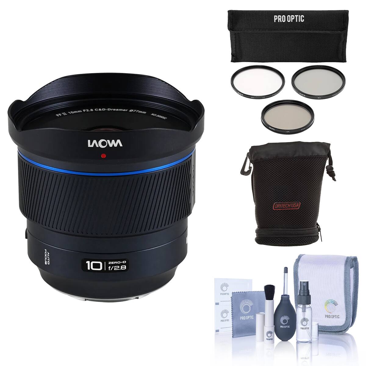 PRO OPTIC F2.8 CAD-Dreamer E 10mm @17am 19 I MOVI OPYTECH USA REA AUTO ZERD-O 10 f/2.8 miaris N% PRO OPTIC PRO OPTIC PROSPTE O serdol