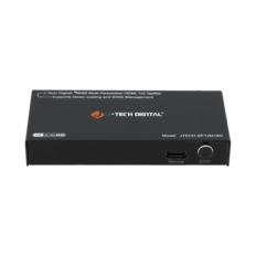 J-Tech Digital 4K60 Multi-Resolution HDMI 1x2 Splitter Supports Down-scaling and EDID Management
J-TECH DIGITAL 4K ULTRAHD
Model: JTECH-SP12M18G
Service
EDID