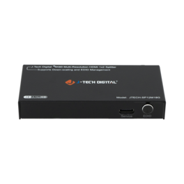 J-Tech Digital - 4K 60Hz 1x2 HDMI Splitter with 4K to 1080P Downscaling - Black
