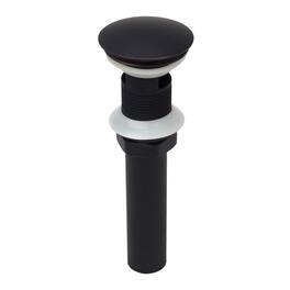 Akicon - Oil Rubbed Bronze Pop-Up Bathroom Sink Drain Stopper With Overflow - Oil-Rubbed Bronze