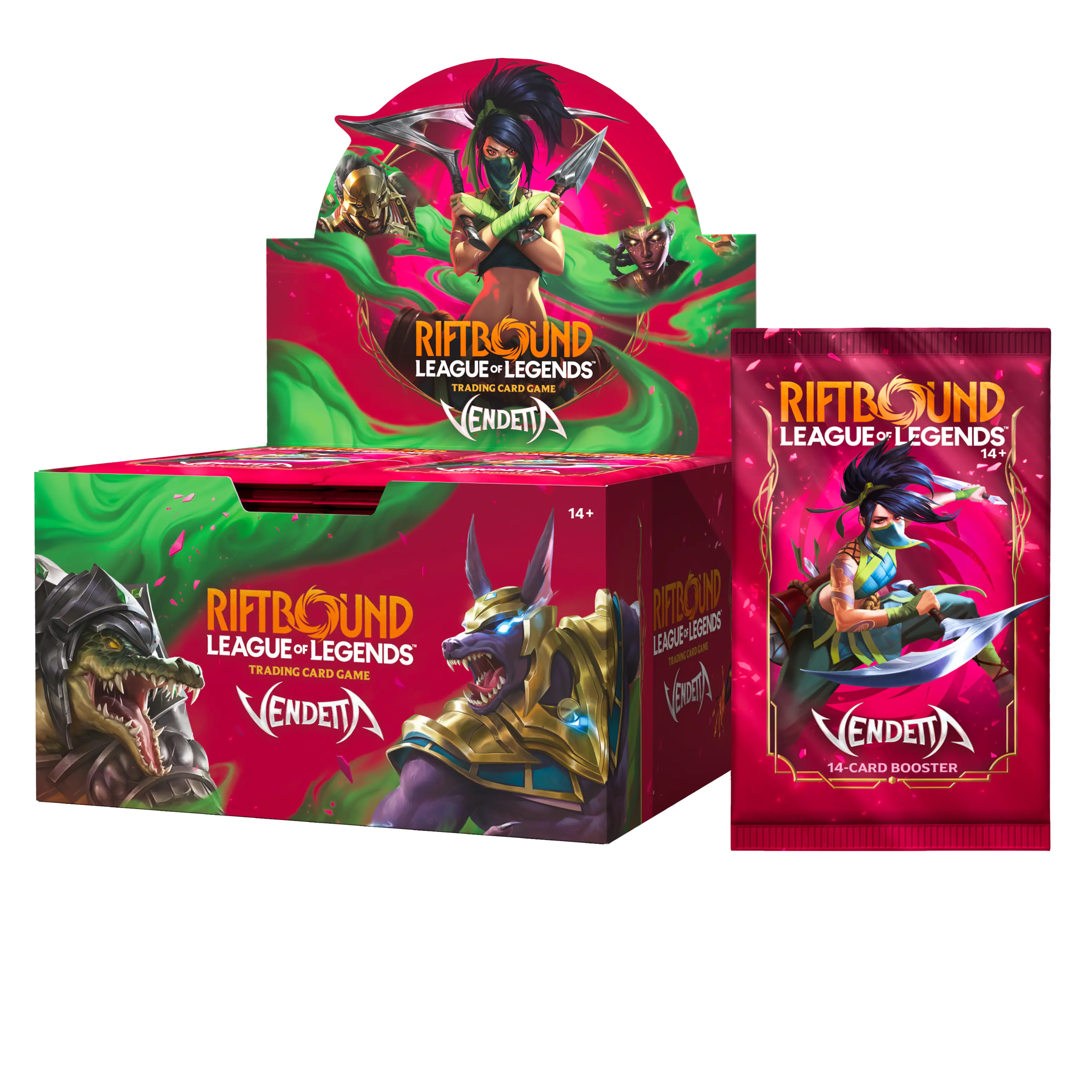 Riftbound - League of Legends Trading Card Game: Vendetta Booster Box (24 Packs)