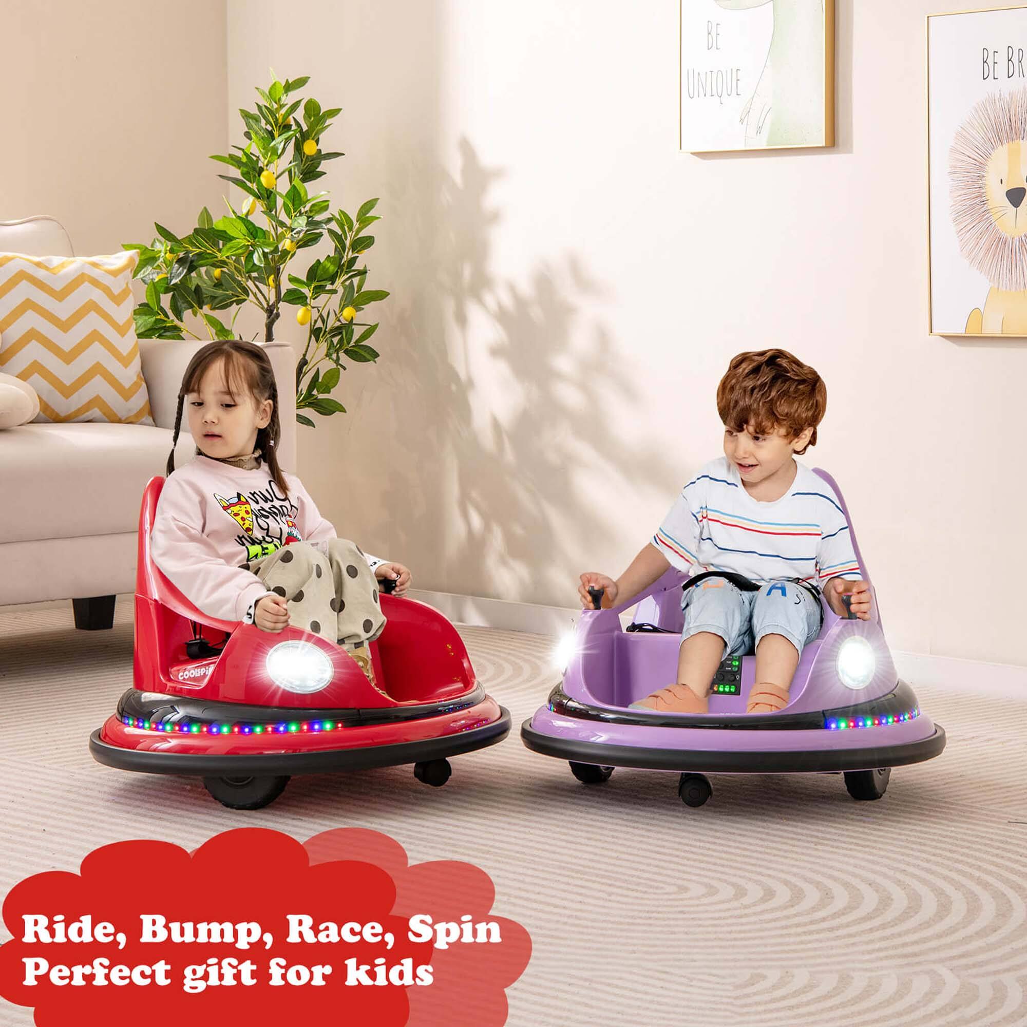 BE UNIQUE  
BE BRAVE  

Ride, Bump, Race, Spin  
Perfect gift for kids