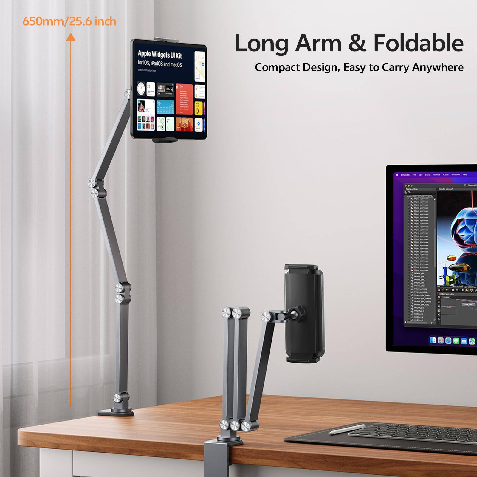 650mm/25.6 inch Apple Widgets UI Kit for iOS, iPadOS and macOS

Long Arm & Foldable
Compact Design, Easy to Carry Anywhere